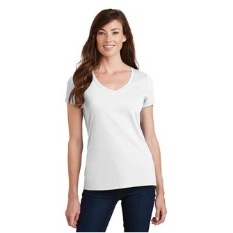 Port & Company® Ladies' Fan Favorite™ V Neck Tee Shirt