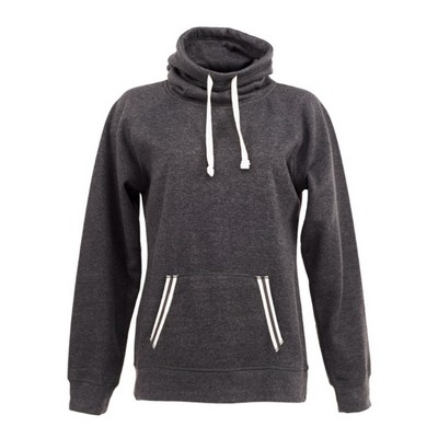 Ladies' Relay Fleece Cowl Neck Hoodie