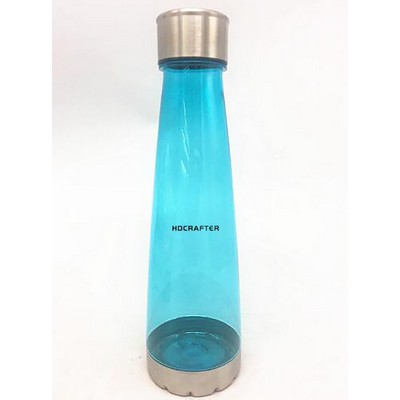 14 Oz. Plastic Bottle Shape Water Bottle