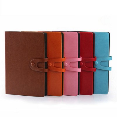 A5 PU Leather Cover Paper Notebook