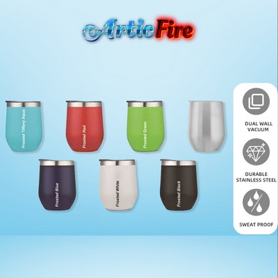 ArticFire 12 oz Double Wall Stainless Steel Vacuum Wine Cup