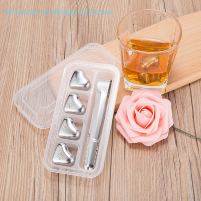 4 PCS Whiskey Ice Stone