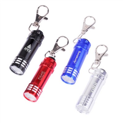 Mini Spectre 3 LED Aluminum Torch Keyring