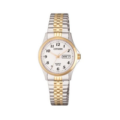 Citizen Ladies Quartz Expansion Band Watch - Stainless Steel, Two-Tone