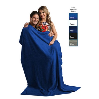 60" x 72" Oversized Ultra Soft Fleece Blanket (Blank)