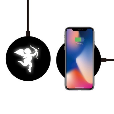 5 W Wireless Charger w/LED LOGO