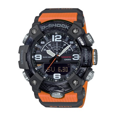 Casio® Men's Orange/Black G-Shock Mudmaster Watch