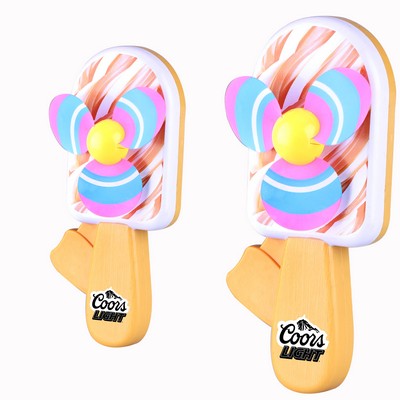 Hand-Driven Popsicle Shaped Fan (Shorter Prod Time)