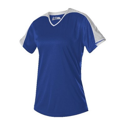 Girls V Neck Fastpitch Jersey