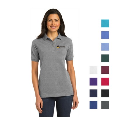 Port Authority® Ladies Heavyweight Cotton Pique Polo