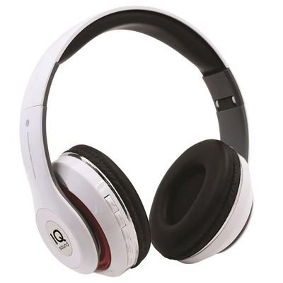 Supersonic® Bluetooth® Wireless Stereo Headphones w/Mic (White)