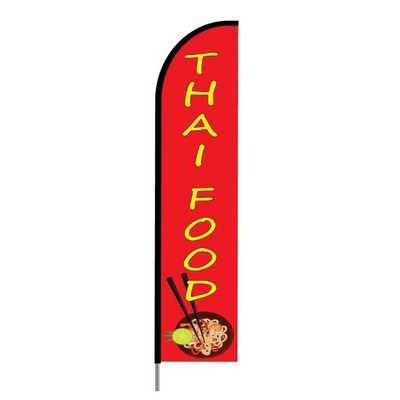 Type of Restaurant & Food Flags - Feather Banner - Thai Food