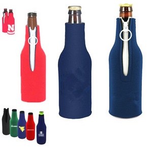 Neoprene Bottle Sleeve w/Zipper