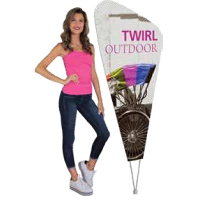 Twirl Outdoor Sign