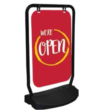 Double-Sided Swing Sign