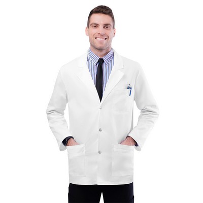 Adar Universal Men's Snap Front 31" Lab Coat