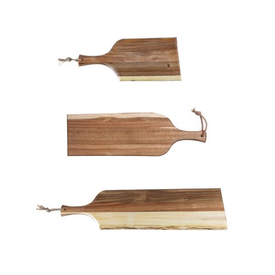 Set of 3 Artisan Serving Planks (18", 24", 30")