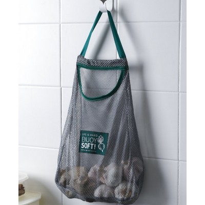 Portable/Reusable/Washable Cotton Mesh String Organic Shopping Handbag