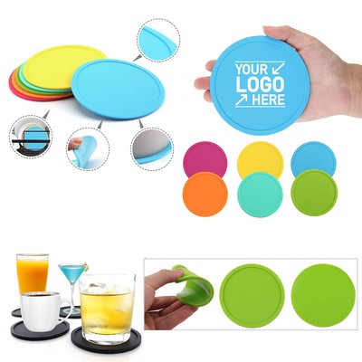 Waterproof Heat Resist Silicone Coasters