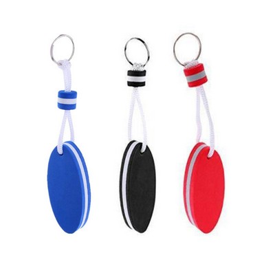 Oval Floating Key Ring