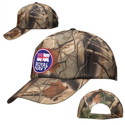 Camouflage Caps Constructed 5-panel w/ Custom Logo & Eyelets