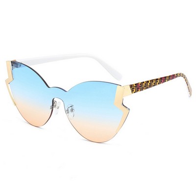 Classic Rimless One Piece Sunglasses