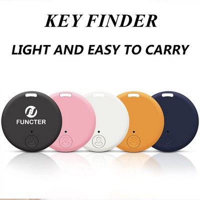 Round Shaped Wireless Smart Tracker Anti-Lost Device Keychain Key Finder