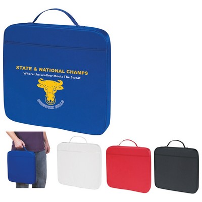 Portable Stadium Cushion With Pocket