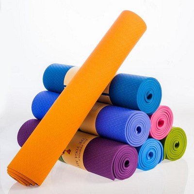 72" x 24" x 5/16" Waterproof Durable Soft TPE Yoga Mat