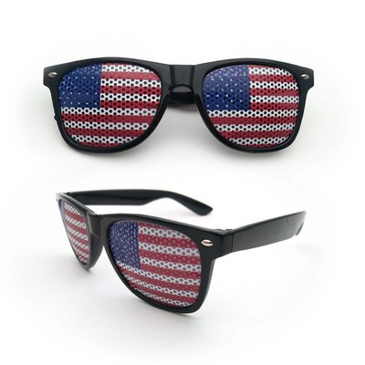 Sticker Retro Pinhole Sunglasses