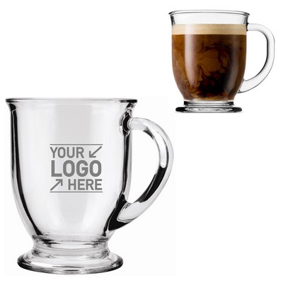 Glass Coffee Mugs Set