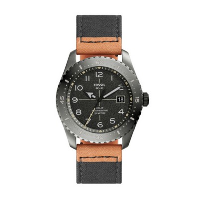 Fossil DF-01 Solar Stainless Steel Watch