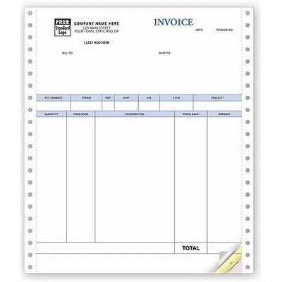 Classic Product Invoice (3 Part)