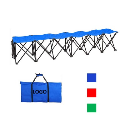 Portable Folding Six Seat Bench-OCEAN