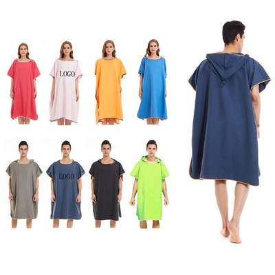 Beach Wetsuit Changing Towel Bath Robe