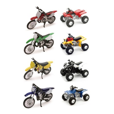 1:32 Scale D/C ATV & Dirt Bike Assortment