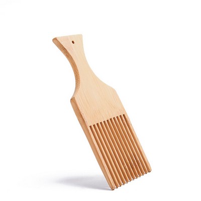 Bamboo pick comb for hair styling