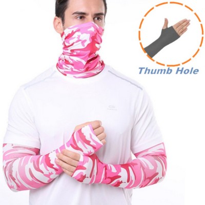 COMBO - Arm sleeves & Neck Gaiter w/ Full Bleed Sublimation COMBO - Arm sleeves & Neck Gaiter