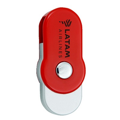 Winfield Rounded Red Swivel USB Flash Drive-16G