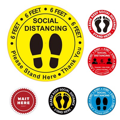 Social Distancing Floor Decals Stickers