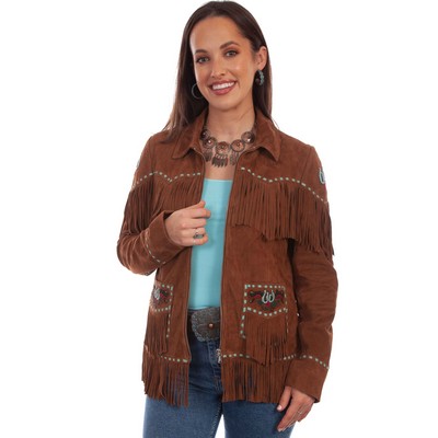 Fringe Jacket w/Pick Stitch