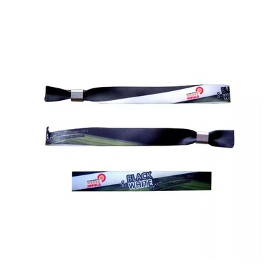 1/2" Sublimated Two-way Aluminum Lock Reusable Event Wristbands