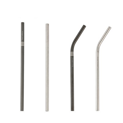 Stainless Steel Reusable Drinking Straws Set