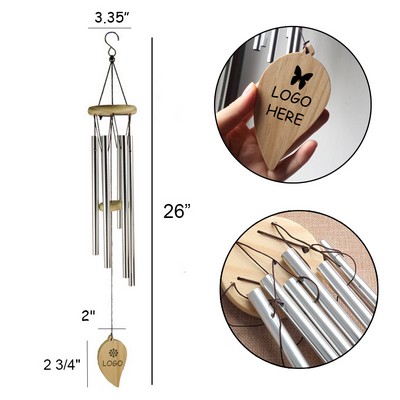 Classic Leaf Shape Wind Chimes