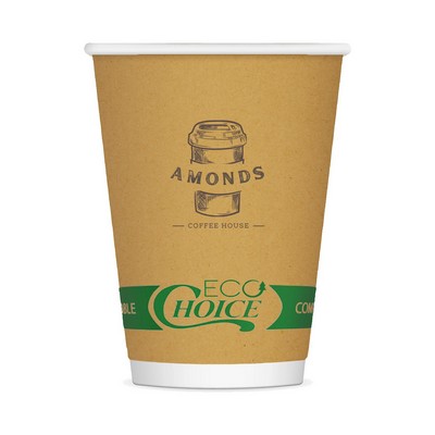 12 oz. Insulated Kraft Paper Cup