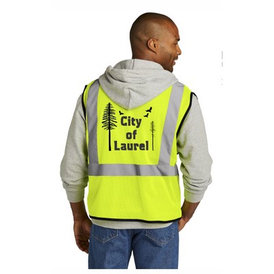 Class 2-Yellow Safety Vest with Pocket- Low Minimums