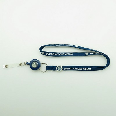 5/8 Tube Lanyard with Retractable Reel