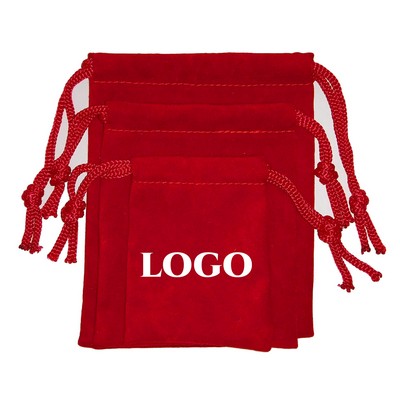 Velvet Gift Bag with Drawstring