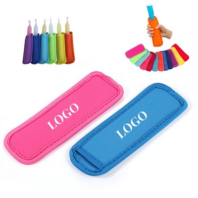 Neoprene Popsicle Holders Bags Colorful Ice Sleeves