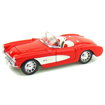 7" 1957 Chevy Corvette Convertible Diecast